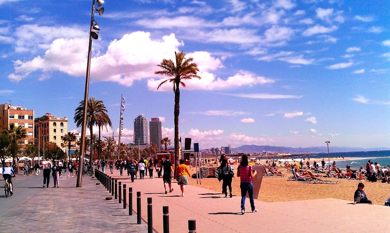 Barcelona, Barceloneta, Plaża